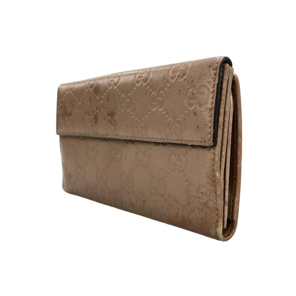 Gucci Bi Hook Wallet Long fold Double Leather